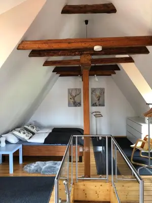 Ein Bett oder Betten in einem Zimmer der Unterkunft 