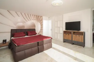 TV/Unterhaltungsangebot in der Unterkunft Designapartments Business and More - Sennhütte 9