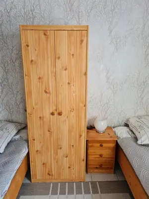 Ein Bett oder Betten in einem Zimmer der Unterkunft Ferienwohnung Tannenblick Hahnenklee im Harz