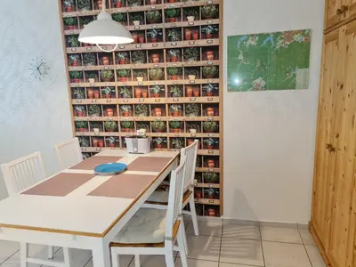 Die Bibliothek in der Ferienwohnung