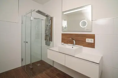Ein Badezimmer in der Unterkunft Designlofts 14P - Sennhütte 17
