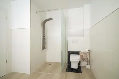Ein Badezimmer in der Unterkunft Designpension Idyll Nr21 Hotel Garni
