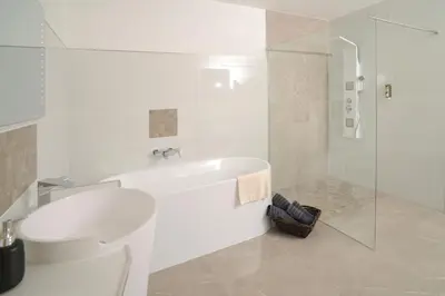 Ein Badezimmer in der Unterkunft Designapartments Die besondere ART - Sennhütte 7