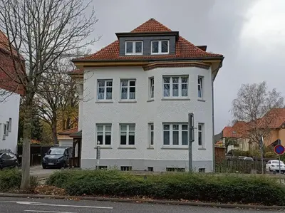 Das Gebäude in dem sich die Ferienwohnung befindet