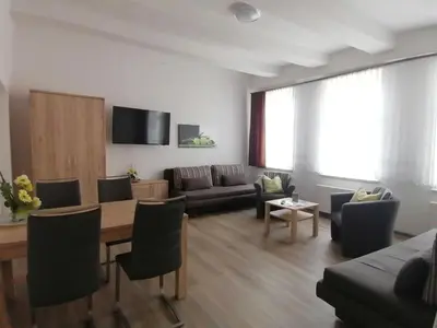 TV/Unterhaltungsangebot in der Unterkunft Ferienwohnung Neuer Weg 15