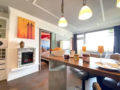 Küche/Küchenzeile in der Unterkunft RelaxApartments ABENDSONNE im Herzen des Harzes - ein El Dorado für Wanderer, Biker und Ruhesuchende - mit sonnigem Balkon und Platz für bis zu 3 Personen