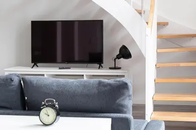 TV/Unterhaltungsangebot in der Unterkunft Ferienwohnungen Galerie im Klink