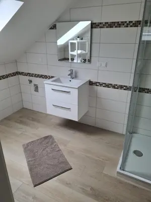 Ein Badezimmer in der Unterkunft Ferienwohnung Ohanna Goslar