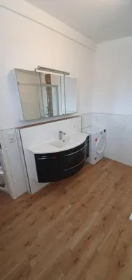Ein Badezimmer in der Unterkunft Ferienhaus Darlingerode
