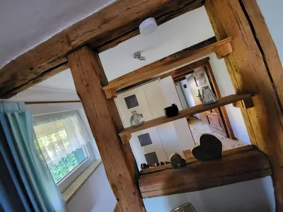 Küche/Küchenzeile in der Unterkunft Ferienhaus Teufelsnest