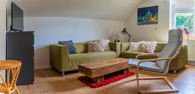 TV/Unterhaltungsangebot in der Unterkunft Ferienwohnung Ziegelbergsweg