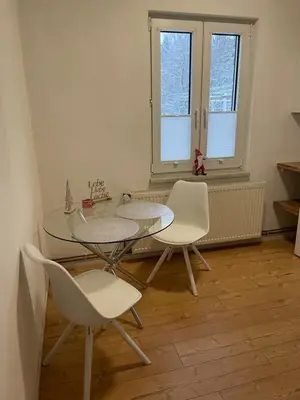 Ein Sitzbereich in der Unterkunft Insel