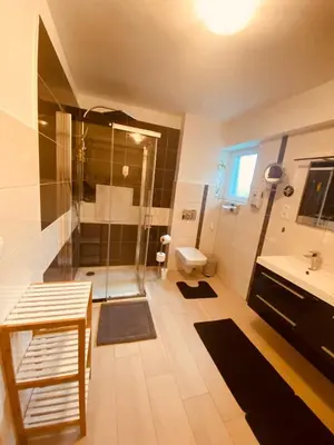 Ein Badezimmer in der Unterkunft Ferienwohnung Könnecke Bad Harzburg