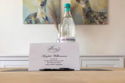 Ein Zertifikat, Auszeichnung, Logo oder anderes Dokument, das in der Unterkunft Appartements am Eck ausgestellt ist