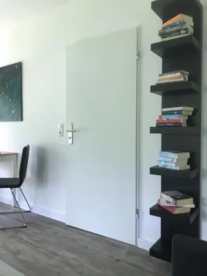 Die Bibliothek in der Ferienwohnung