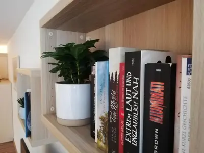 Die Bibliothek in der Ferienwohnung