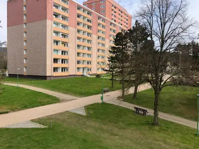 Ein Garten an der Unterkunft Hans im Glück