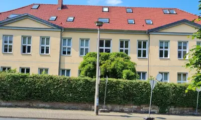 Das Gebäude in dem sich die Ferienwohnung befindet