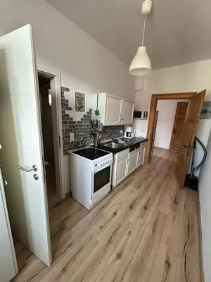 Küche/Küchenzeile in der Unterkunft Ferienwohnung zur Silbertanne