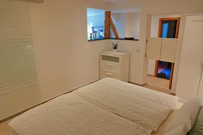Ein Bett oder Betten in einem Zimmer der Unterkunft Harzapart Apartment 3 