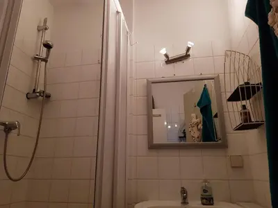 Ein Badezimmer in der Unterkunft Ferienwohnung Kaufmannshof