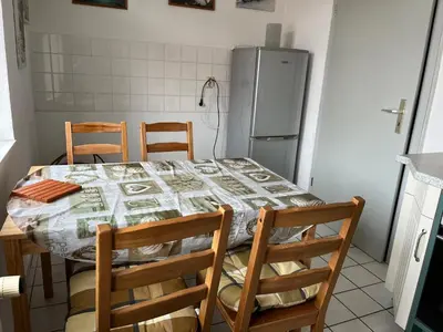 Küche/Küchenzeile in der Unterkunft Ferienwohnung Kaufmannshof