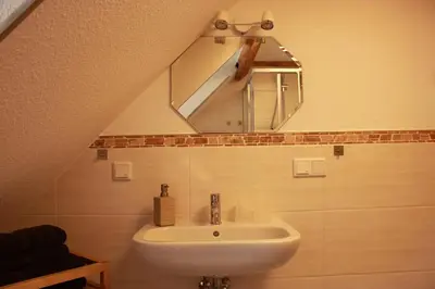 Ein Badezimmer in der Unterkunft Ferienwohnung Altstadtidylle 3