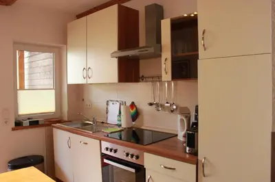 Küche/Küchenzeile in der Unterkunft Ferienwohnung Altstadtidylle 3