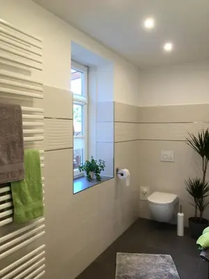 Ein Badezimmer in der Unterkunft Quedlinburger Fachwerkhaus