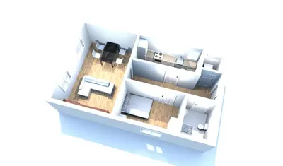 Grundriss der Unterkunft Ferienwohnung zum rost'gen Potte III