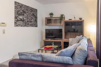 TV/Unterhaltungsangebot in der Unterkunft Ferienwohnung zum rost'gen Potte III