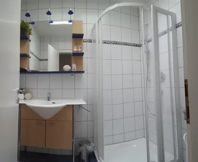 Ein Badezimmer in der Unterkunft Erholung Pur bei Nina