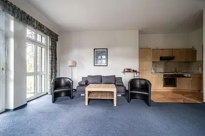 Küche/Küchenzeile in der Unterkunft Appartement-Hotel-Anlage Tannenpark