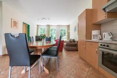 Küche/Küchenzeile in der Unterkunft Appartement-Hotel-Anlage Tannenpark