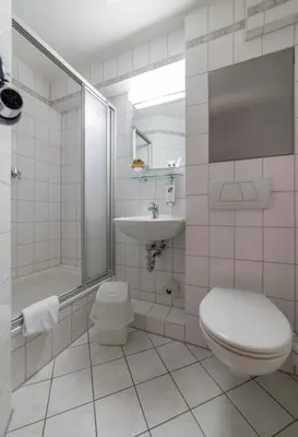 Ein Badezimmer in der Unterkunft Appartement-Hotel-Anlage Tannenpark