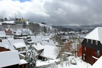 Tolles schönes Ferienhaus mit großer Grillterrasse für 12 Personen im Harz im Winter