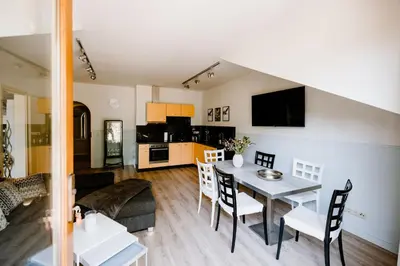 Küche/Küchenzeile in der Unterkunft Ferienwohnung Waldgasthaus Armeleuteberg