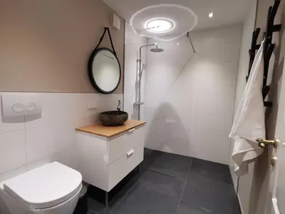 Ein Badezimmer in der Unterkunft Ferienwohnung Gipfelstürmer