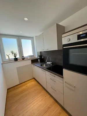 Küche/Küchenzeile in der Unterkunft Ferienwohnung Neue Quickbox