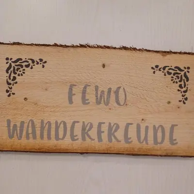 Ein Zertifikat, Auszeichnung, Logo oder anderes Dokument, das in der Unterkunft Wanderfreude ausgestellt ist
