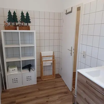 Ein Badezimmer in der Unterkunft Wanderfreude