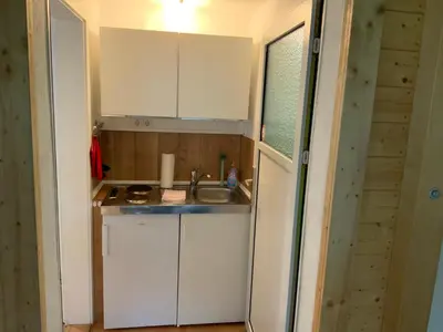 Küche/Küchenzeile in der Unterkunft Ferienwohnung Silstedt