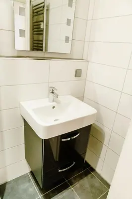 Ein Badezimmer in der Unterkunft Bocksbergblick Fewo BB 02
