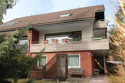 Das Gebäude in dem sich die Ferienwohnung befindet