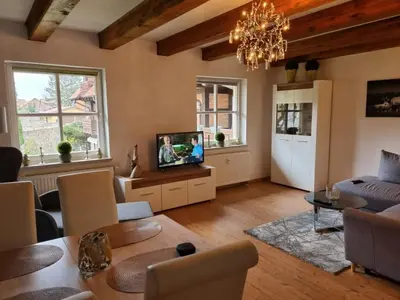 TV/Unterhaltungsangebot in der Unterkunft Domizil an der Huysburg
