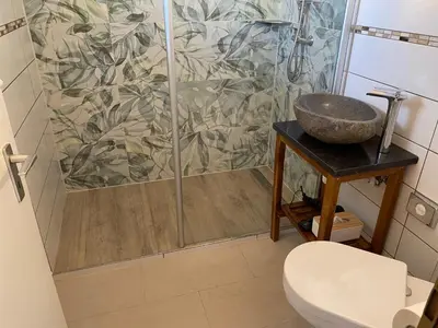 Ein Badezimmer in der Unterkunft Apartment Harzblick -NEU MODERNISIERT-
