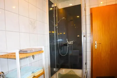 Ein Badezimmer in der Unterkunft Ferienwohnung Andres