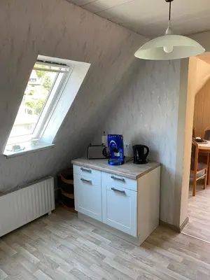 Küche/Küchenzeile in der Unterkunft Ferienwohnung Meilerplatz – Familienfreundliche Ferienwohnung für max. 4 Personen in Bad Lauterberg am Harz