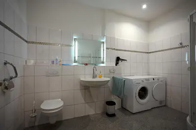 Ein Badezimmer in der Unterkunft Ferienwohnung ,,Zum Kaiser''