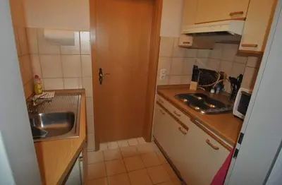 Küche/Küchenzeile in der Unterkunft Haus Rehblick 2